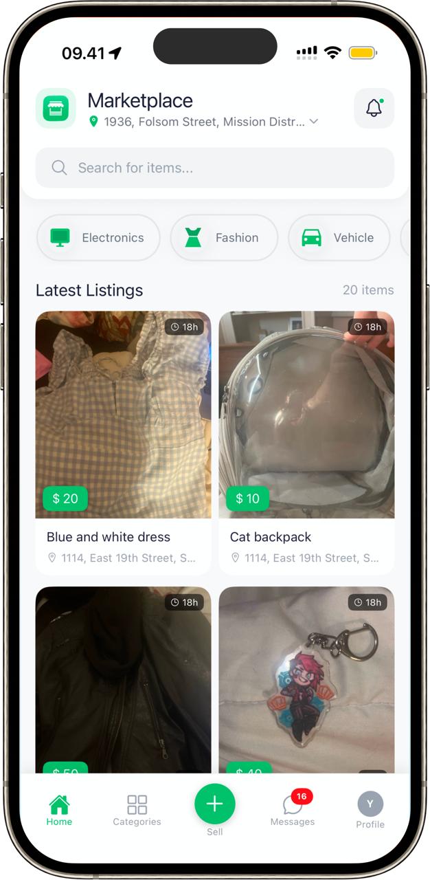 Marketplace app
