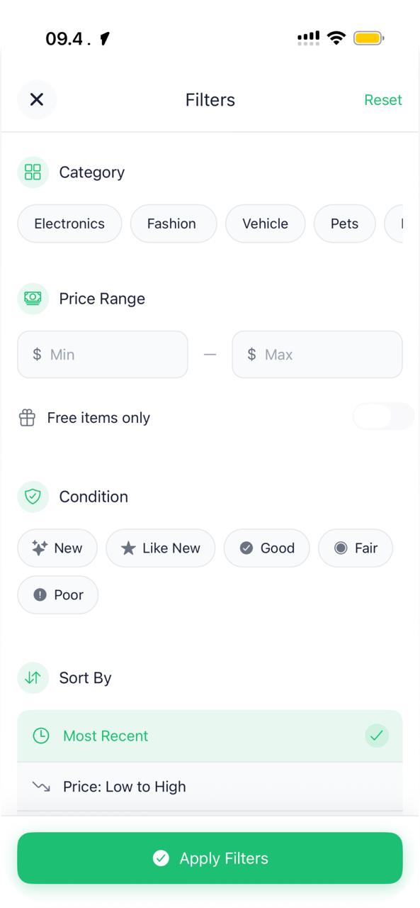 Marketplace app screenshot 2